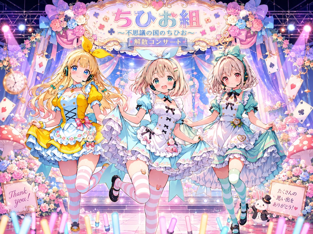 ふしぎの国のちひお🐰解散コンサート