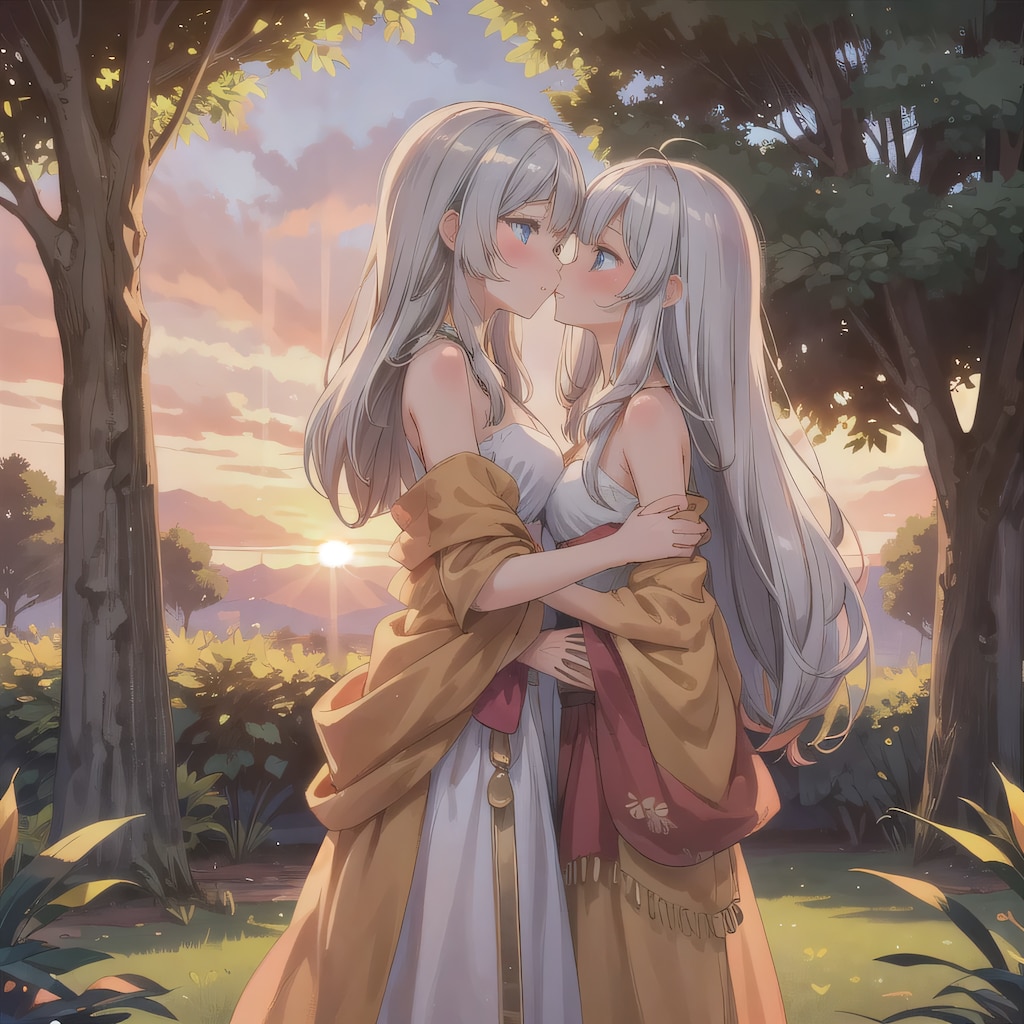 銀髪ロングの少女２