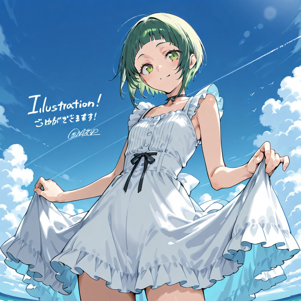 DAISYや青いお空とワンピース　弾 | の人気AIイラスト・グラビア