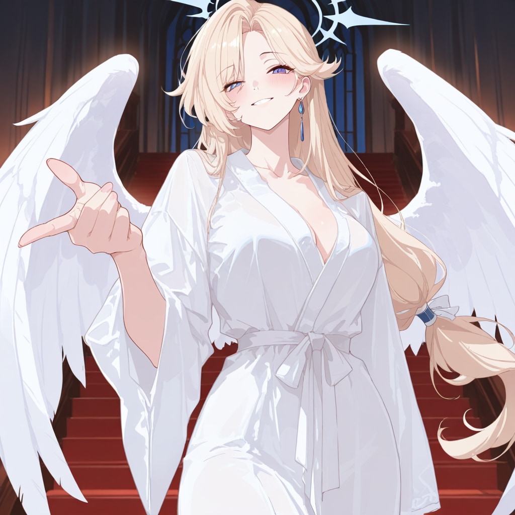 天・・使・・？