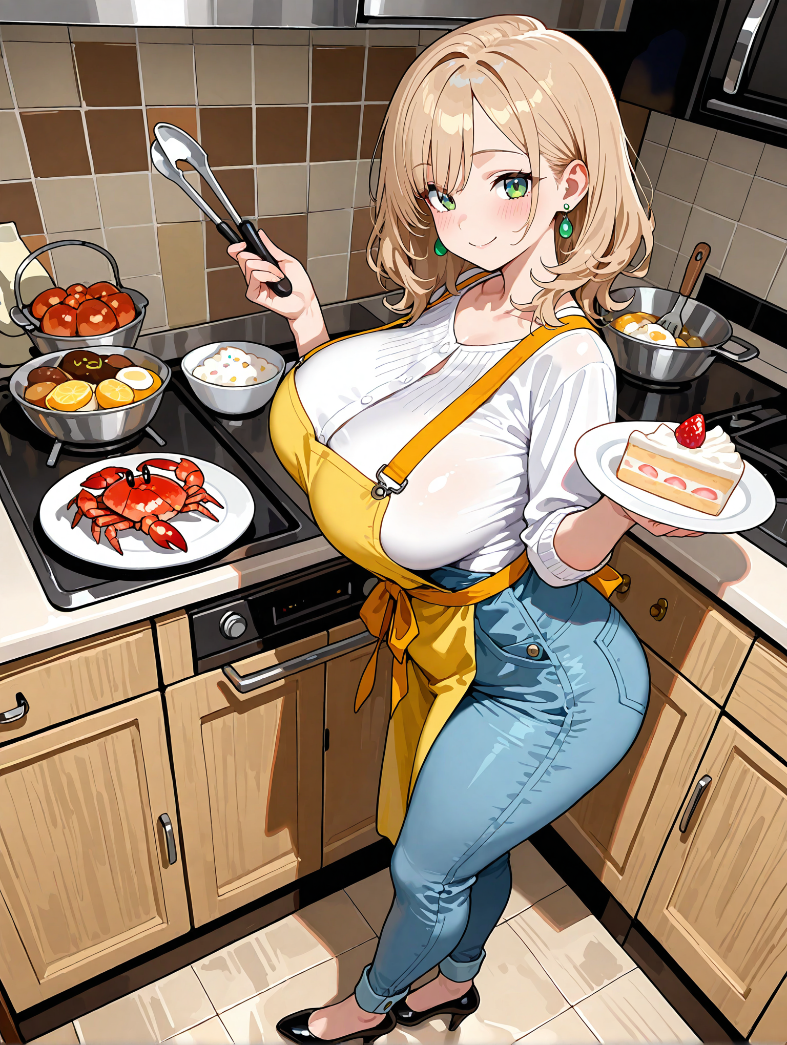 静かすぎるトングと二人の疑問、そしてケーキ 【カチカチしない？？】