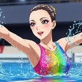シンクロ美少女　ソロの演技④ 2枚目