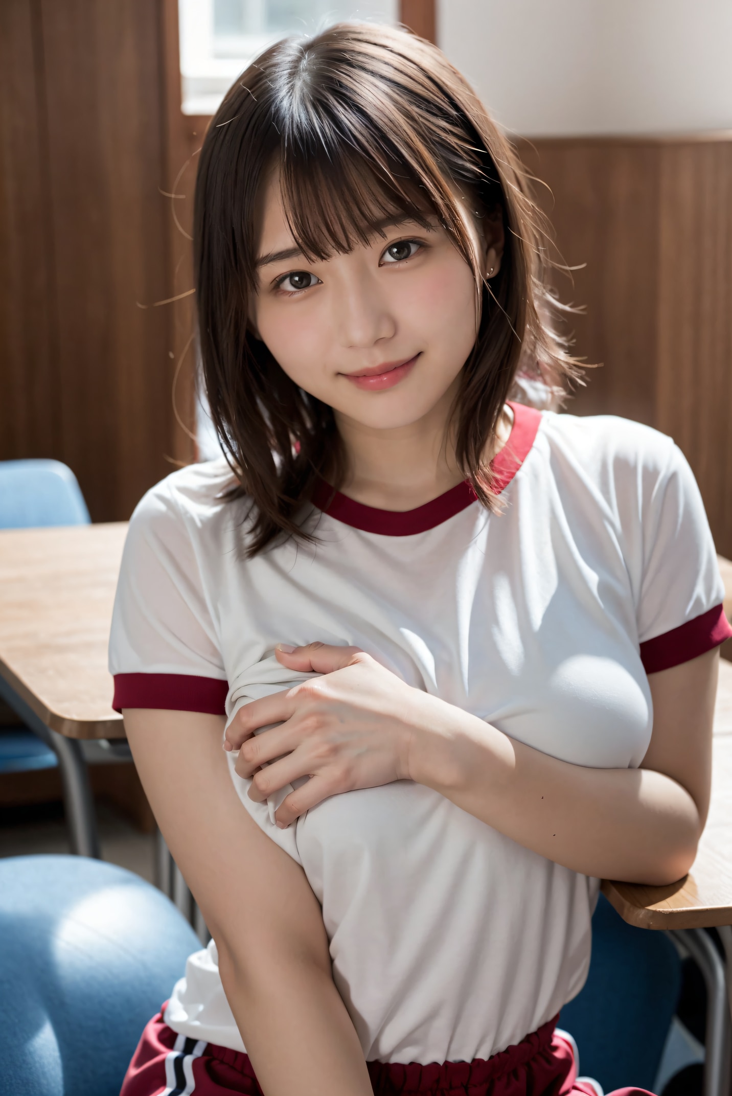 体操服の女性 4