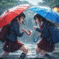 雨のJKバトル 5枚目