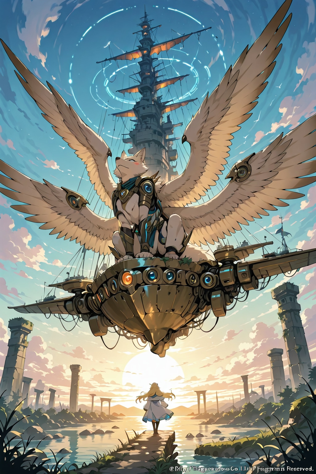 飛行船 | の人気AIイラスト・グラビア