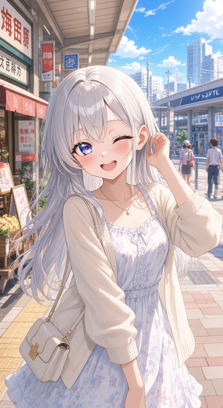 お兄ちゃんと街へお出かけ♪ | の人気AIイラスト・グラビア