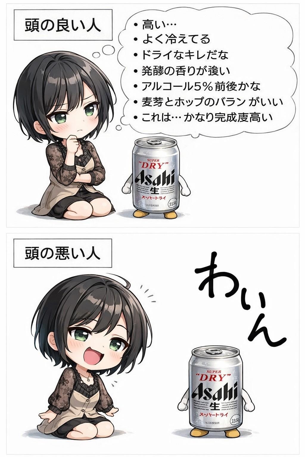 頭の良い藍音ちゃんと頭の悪い藍音ちゃん