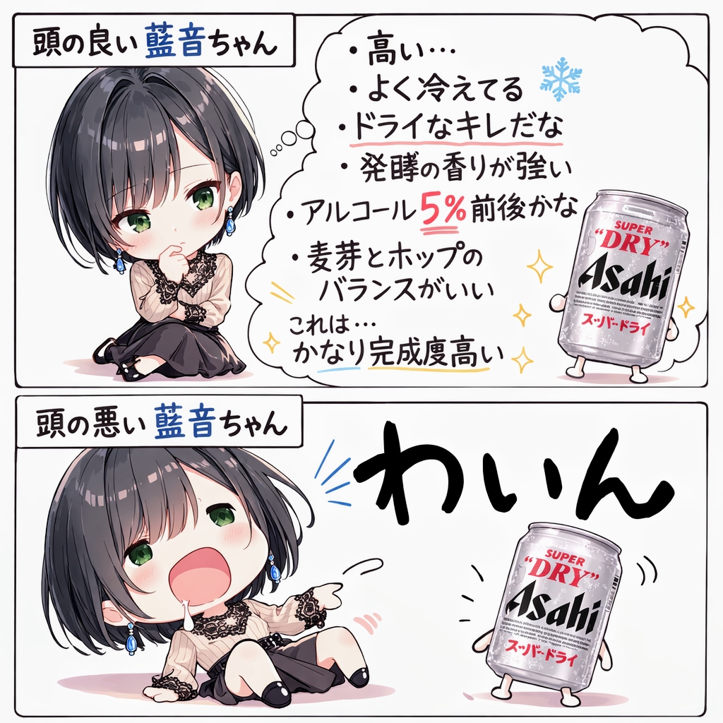 頭の良い藍音ちゃんと頭の悪い藍音ちゃん