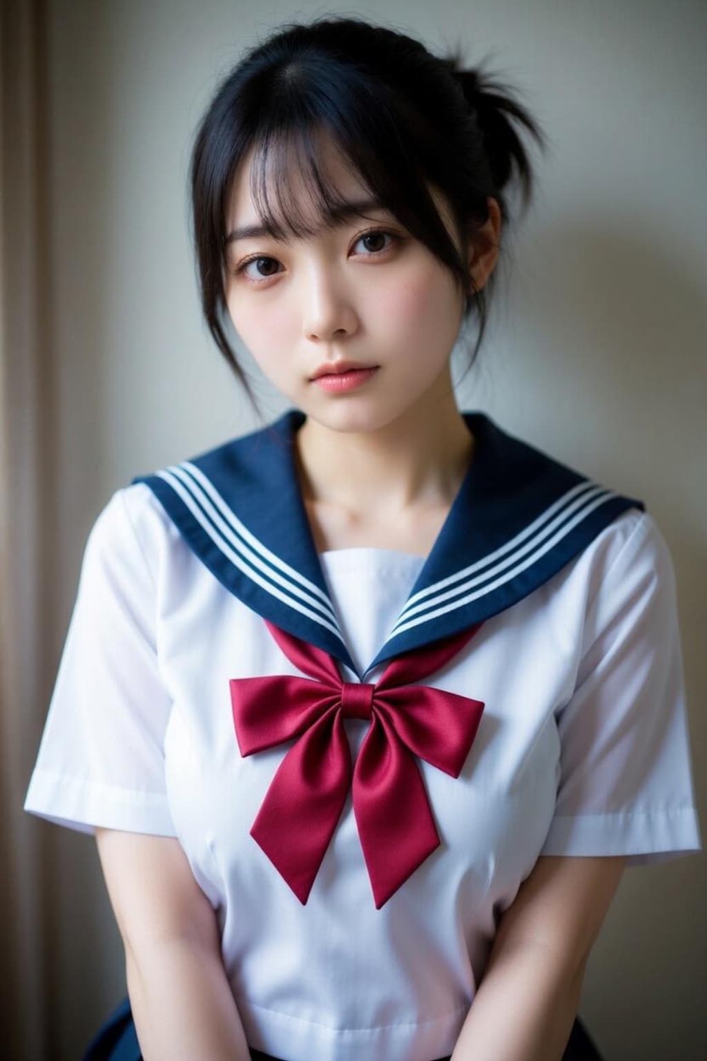 制服トップレス