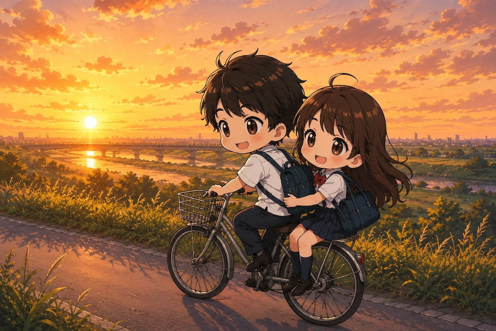 夕暮れの青春