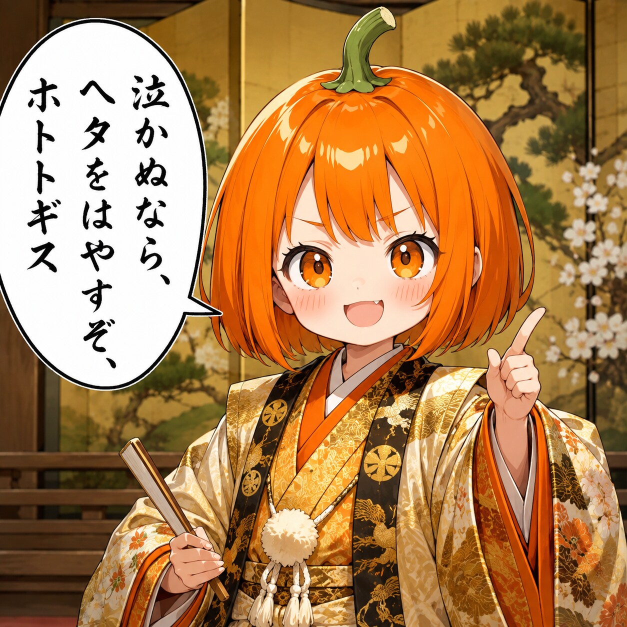 泣かぬなら、クランが来るぞ、ホトトギス