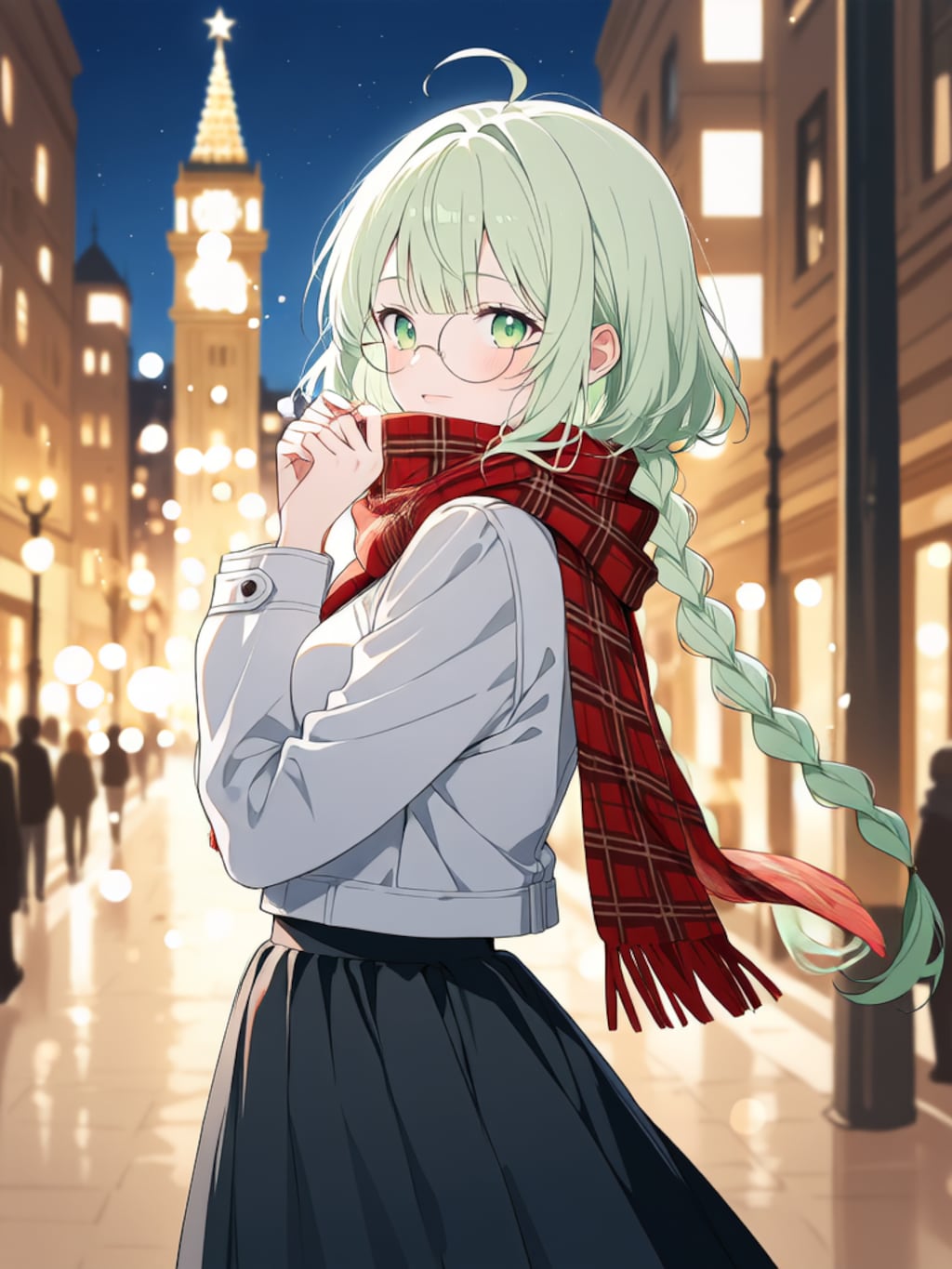 雪が綺麗ですね【パラパライラスト】