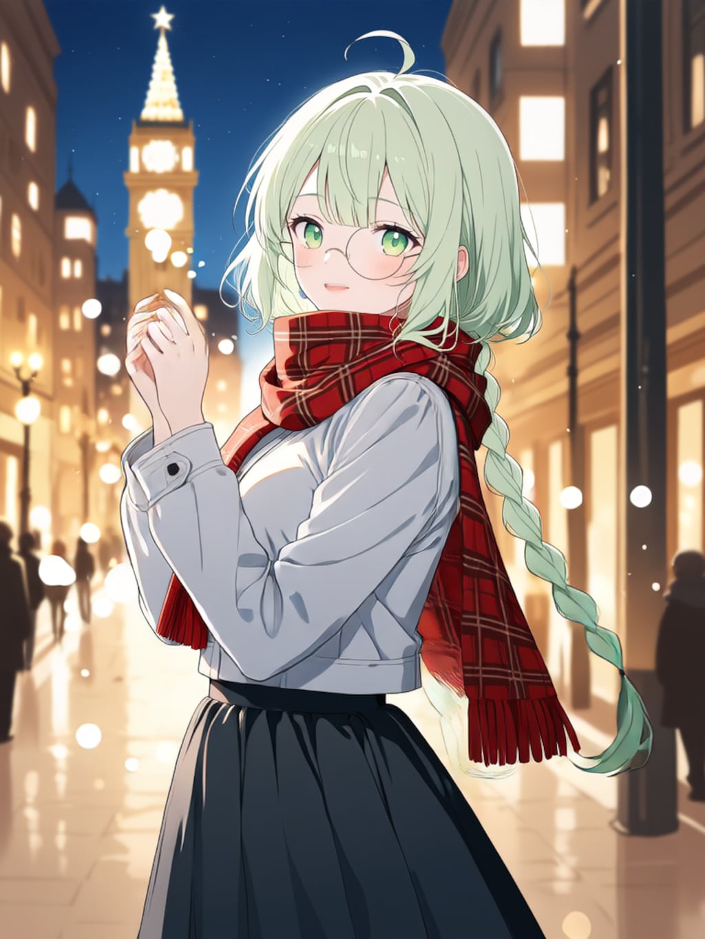 雪が綺麗ですね【パラパライラスト】