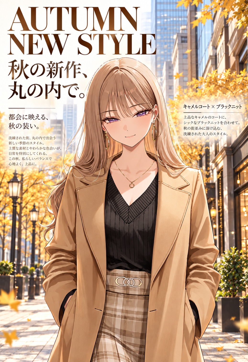 秋コーデ撮影 | の人気AIイラスト・グラビア
