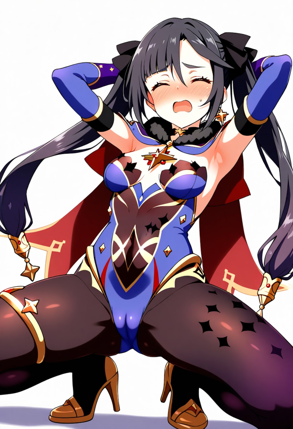 モナ　エロ蹲踞