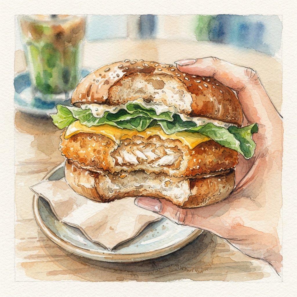 フィッシュバーガー！