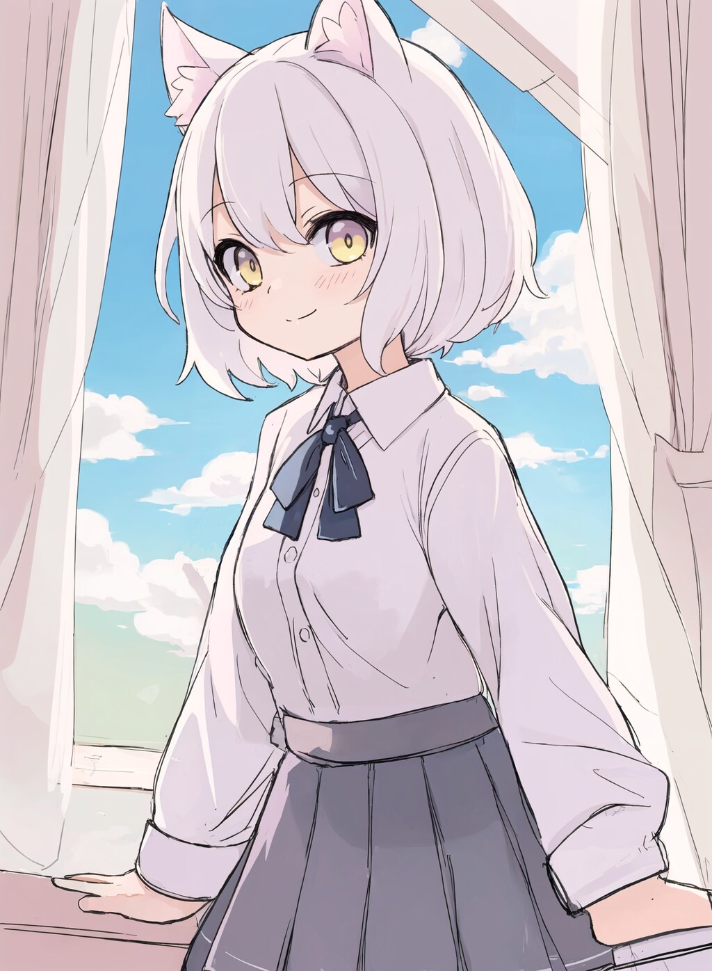 夏！青空！制服！けもみみ！