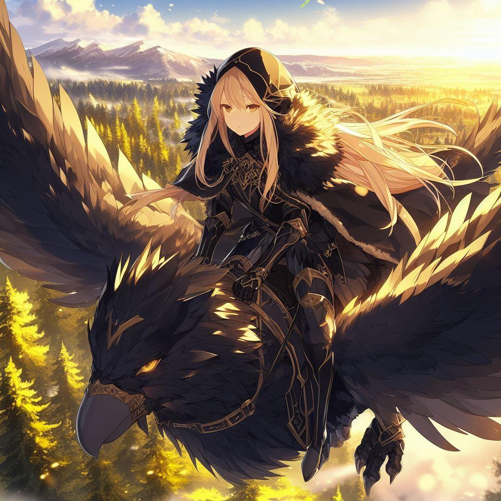 グリフォンに乗る女騎士さん２