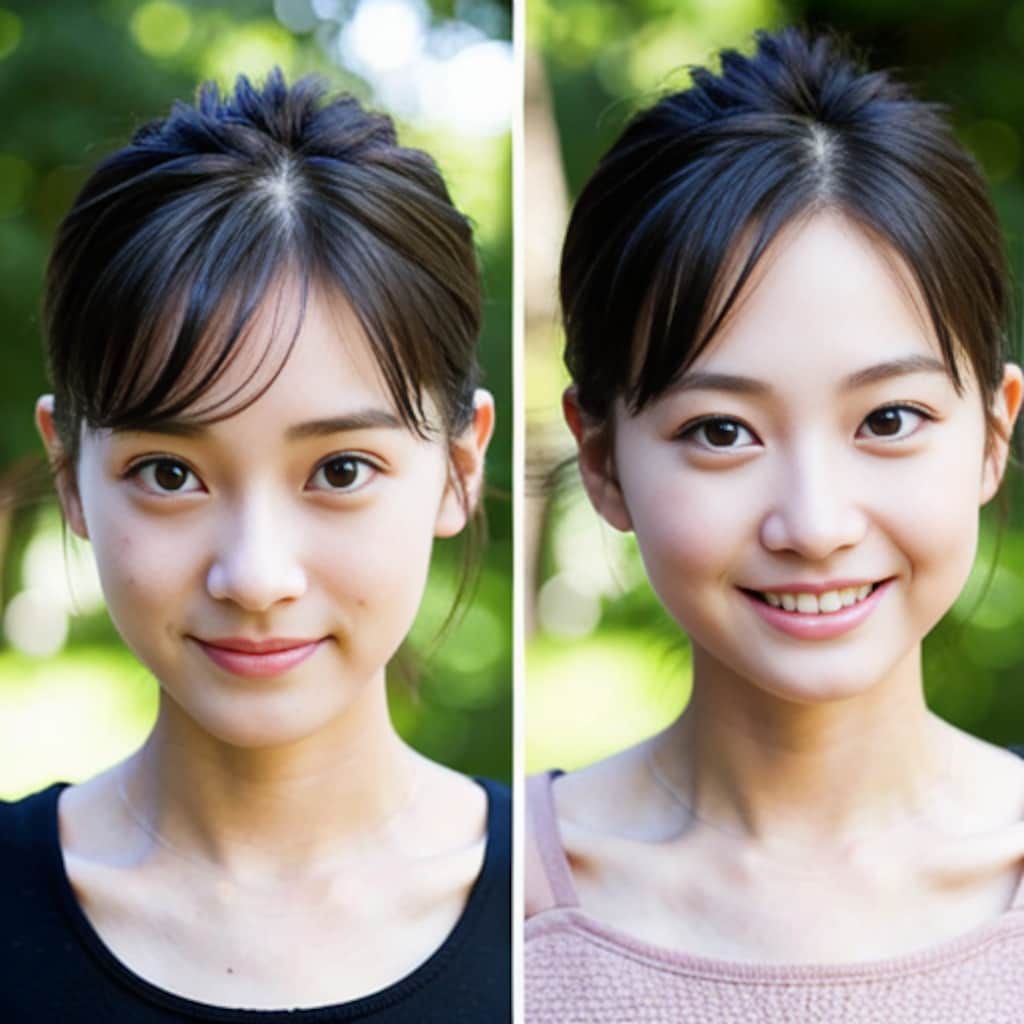 美少女たちのポートレート