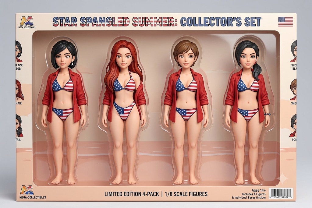 自前の美女をフィギュア化