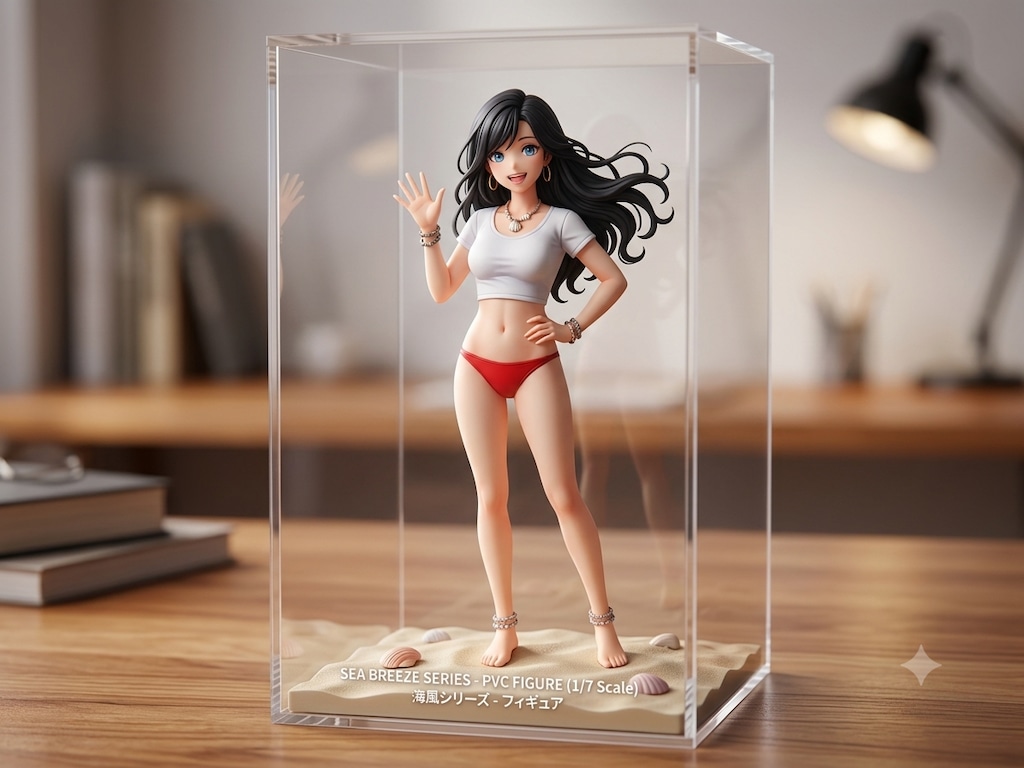 自前の美女をフィギュア化
