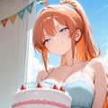 ドヤ子ちゃんおめでとう/5・6月誕生日FA 2枚目