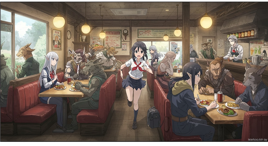 異世界転移したっぽい少女 (おこぼれImageFX14)