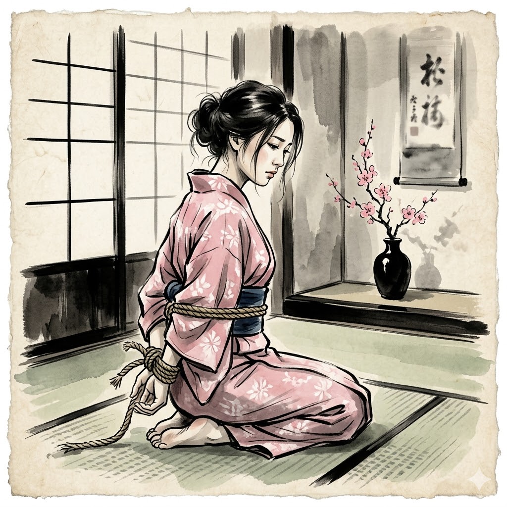 墨彩画のテスト