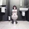 トイレと少女 4枚目