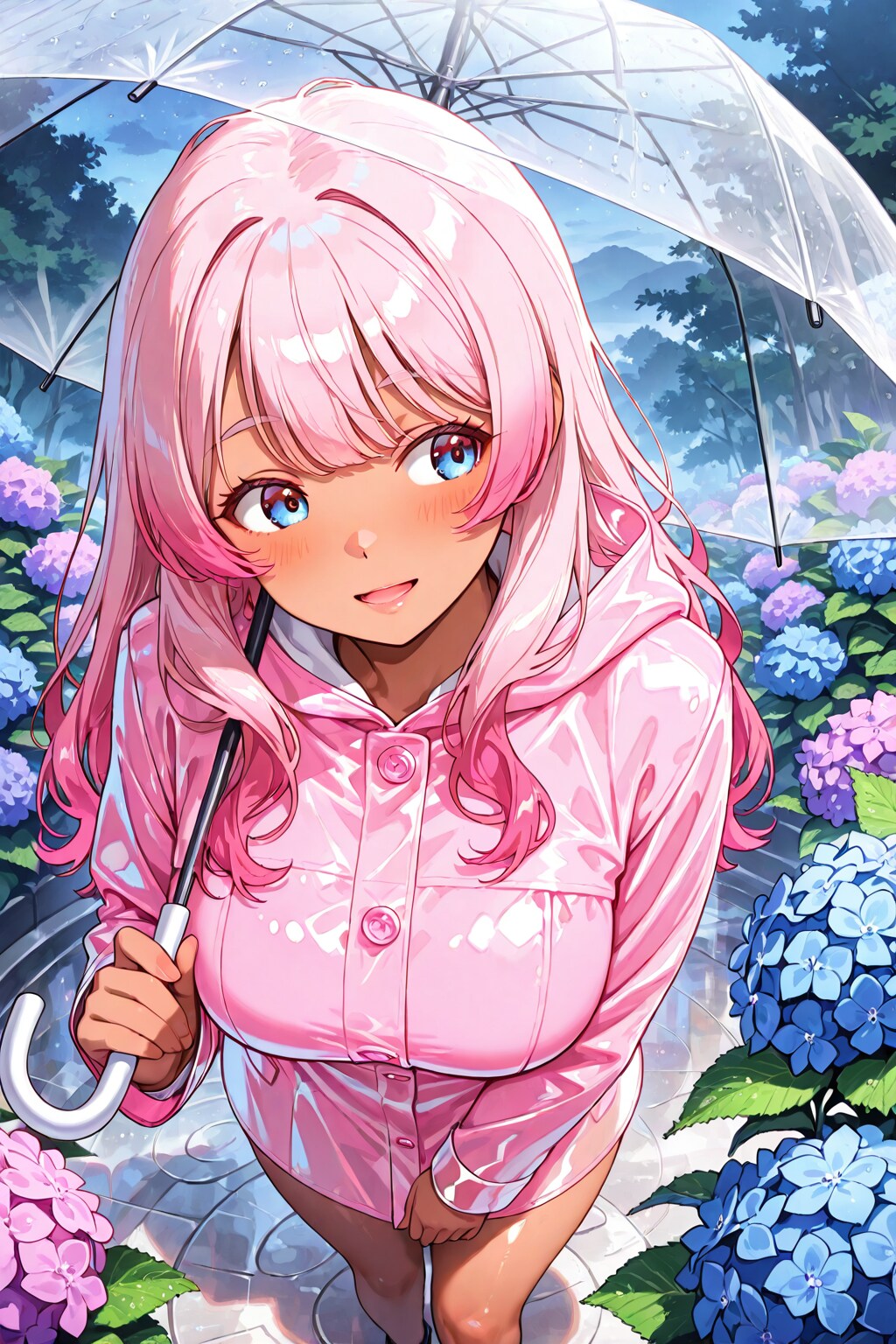 桃色雨の日デート①