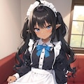 ダークエルフメイドちゃん 3枚目