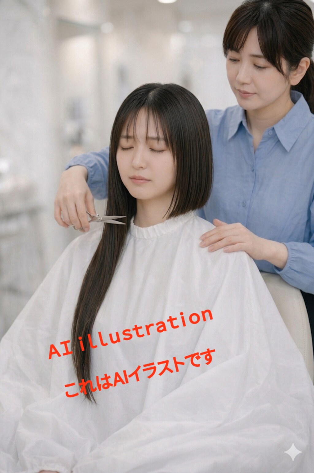 もうひとりの初恋の美少女も、転校した後のどこかで“初めてのバッサリ”を迎えていたのだろう。   泣かなかったとしても、鋏の音は胸の奥を細く刺したはずだ。