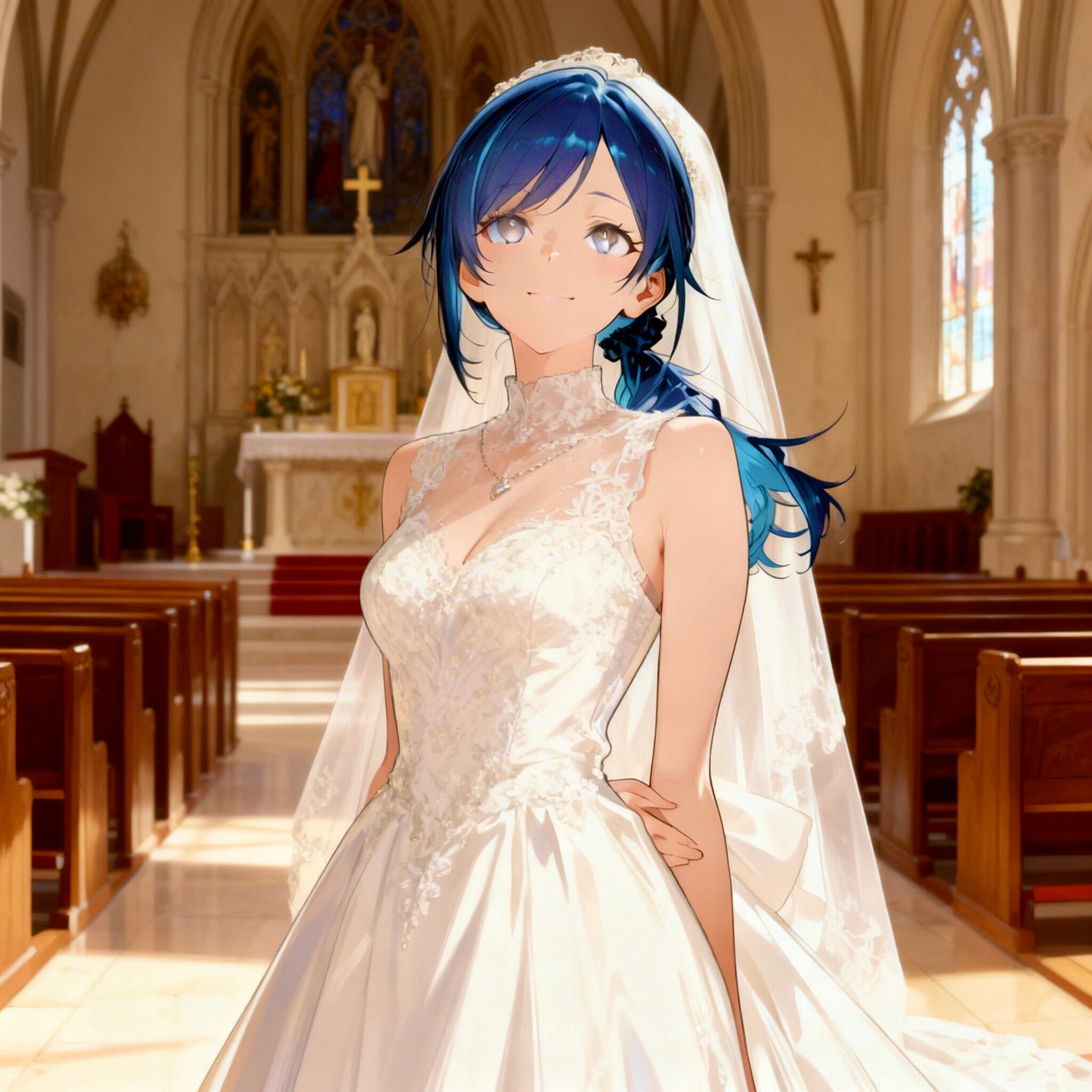 ウエディングドレスの七瀬　62 | の人気AIイラスト・グラビア