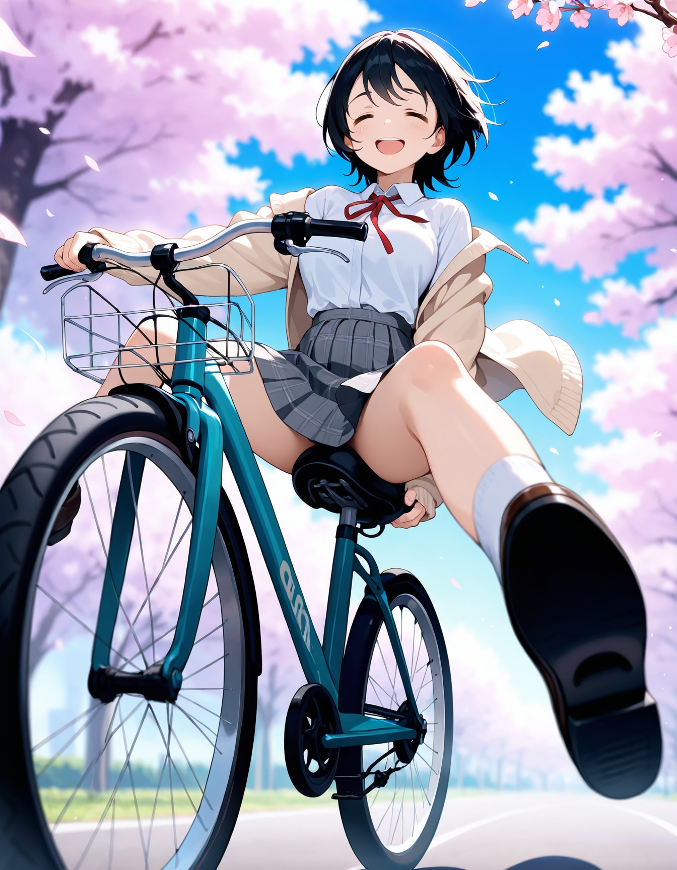 ペダルとれたー