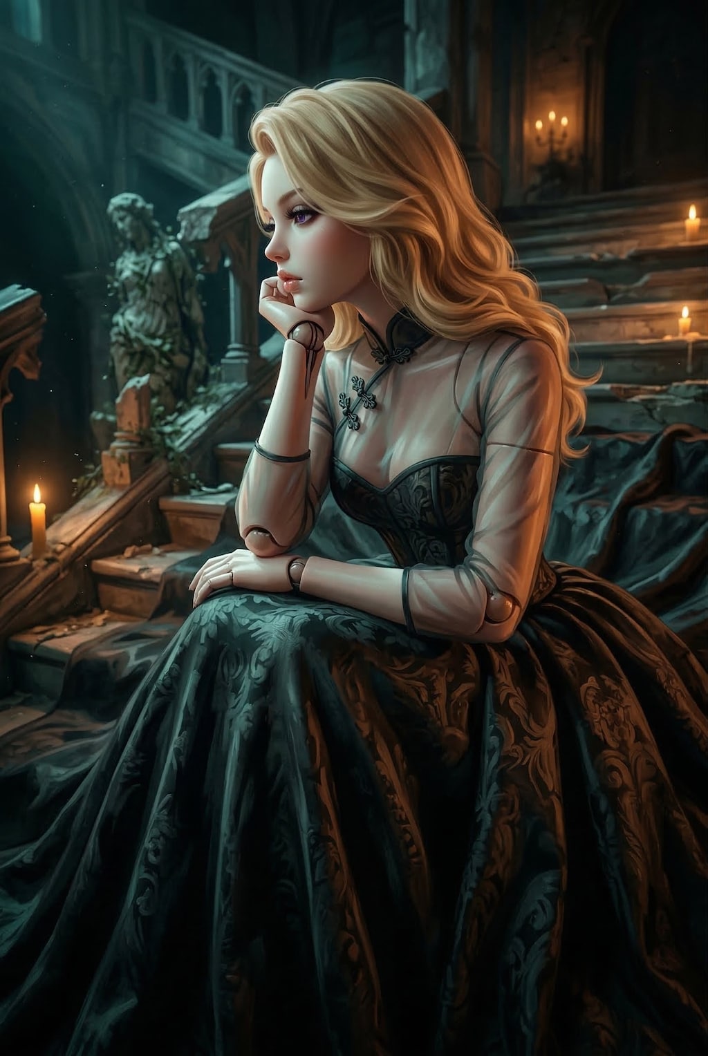 暗黒の滝と玉座