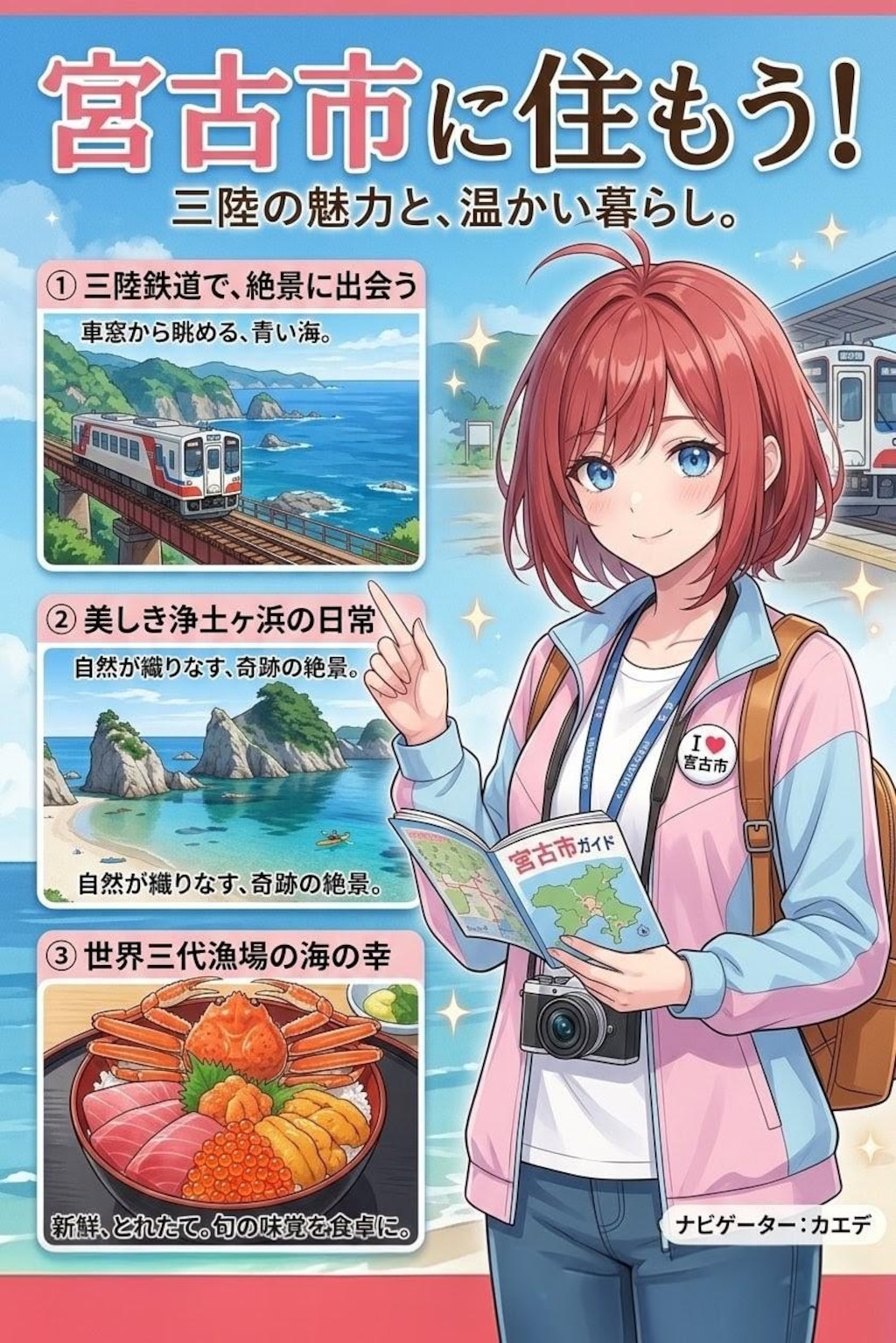 カエデの地元を紹介だべ
