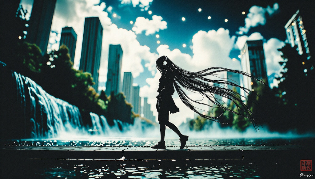 AI画像サイバーパンク風作品4