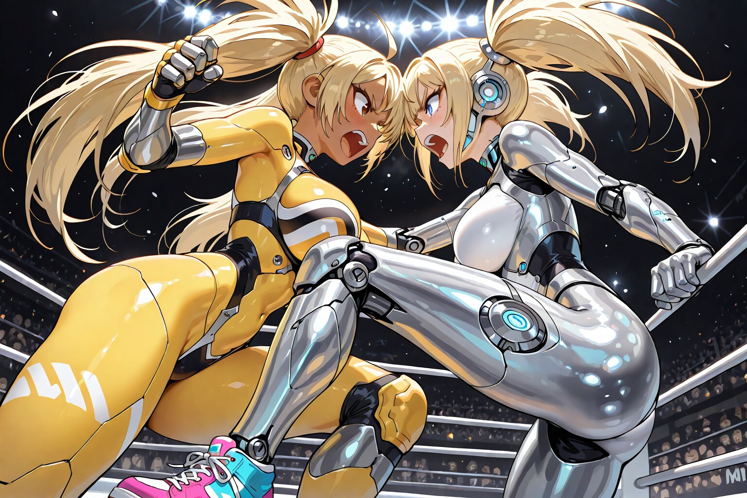 ちちぷい生成メカ娘　ロボギャル ファイト1