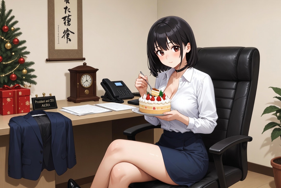 社長、もう帰ったんですか？ | の人気AIイラスト・グラビア