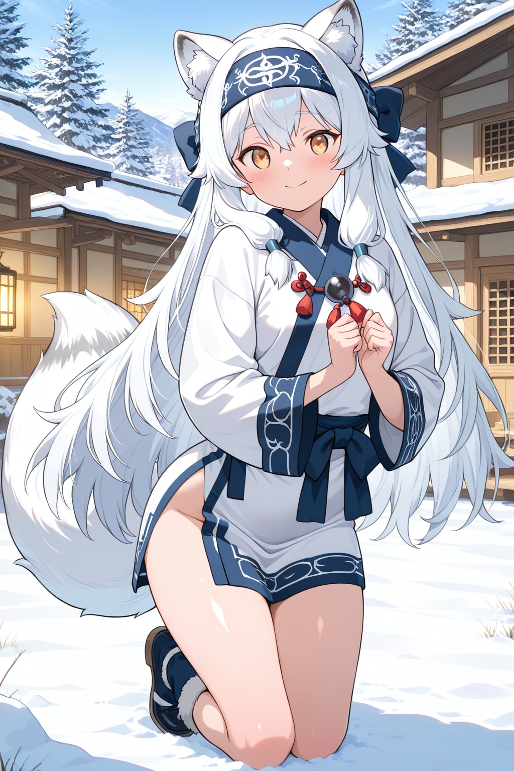 Arctic fox girl