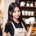 カフェの店員さん。 2枚目