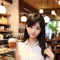 カフェの店員さん。 5枚目