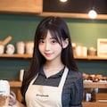 カフェの店員さん。 4枚目