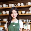 カフェの店員さん。 3枚目