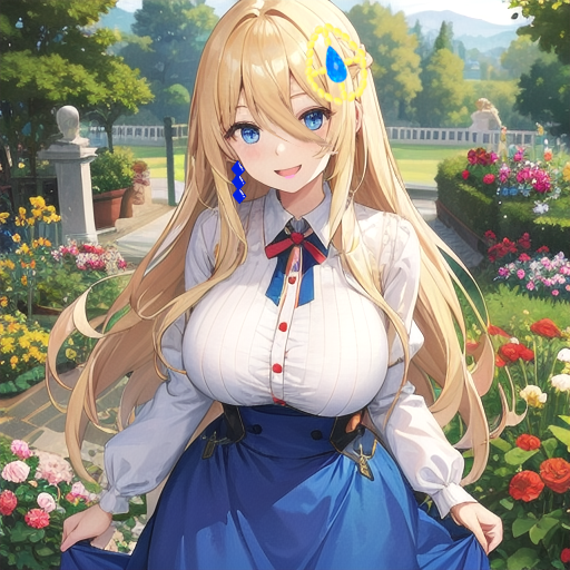 庭園の彼女