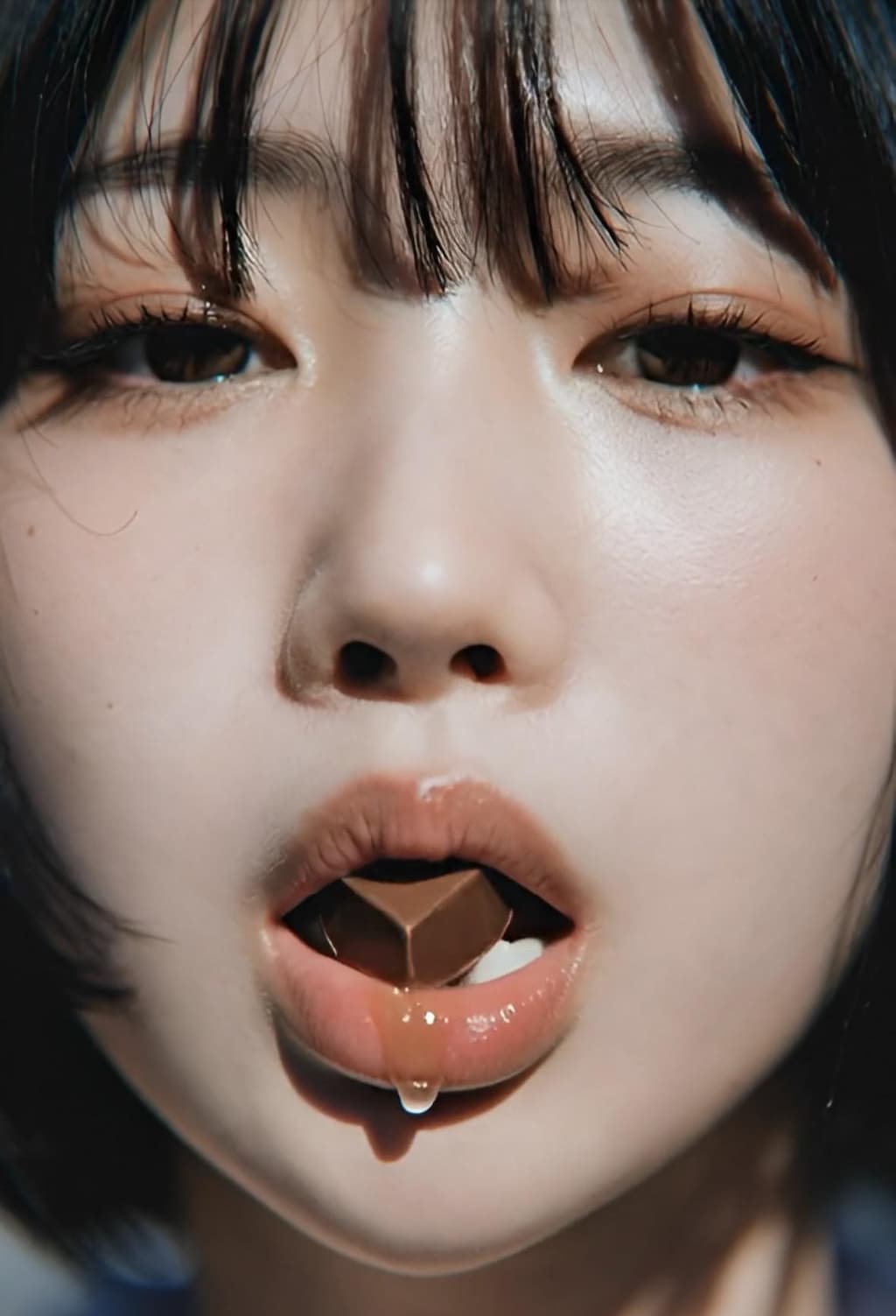 舌で転がす本命チョコ