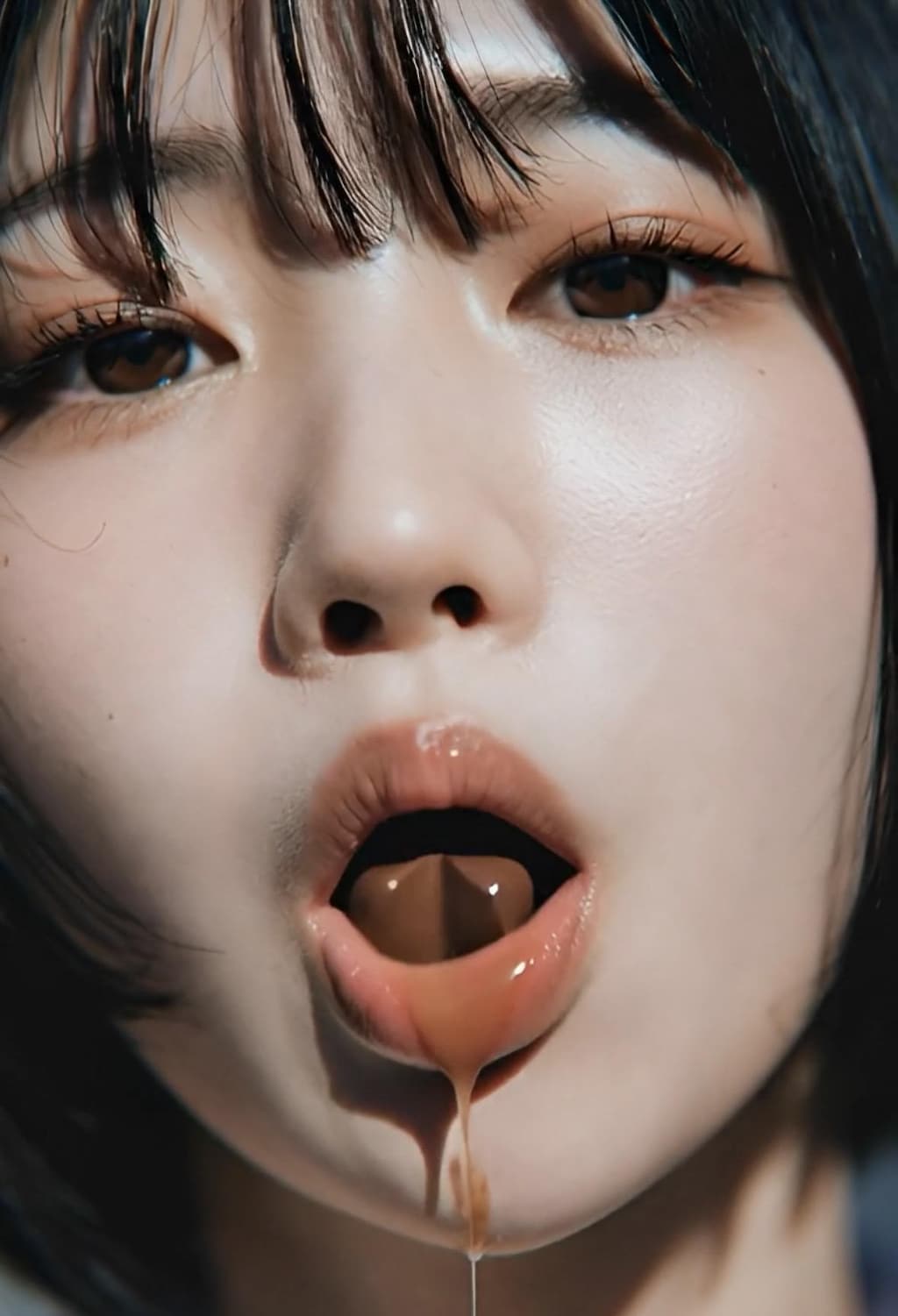 舌で転がす本命チョコ