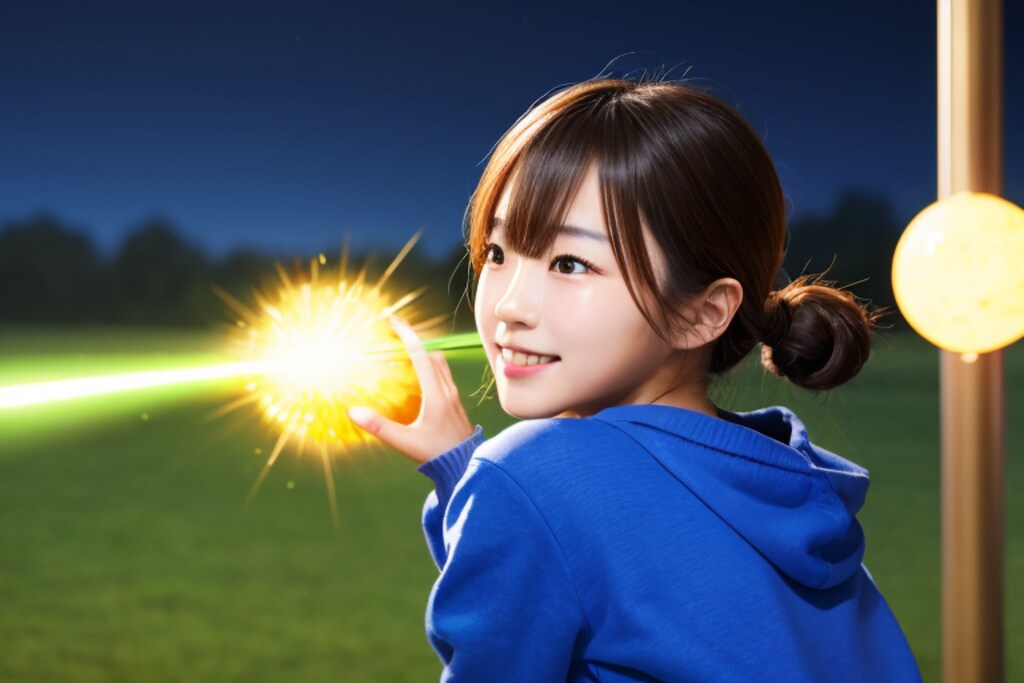 167　目から光線