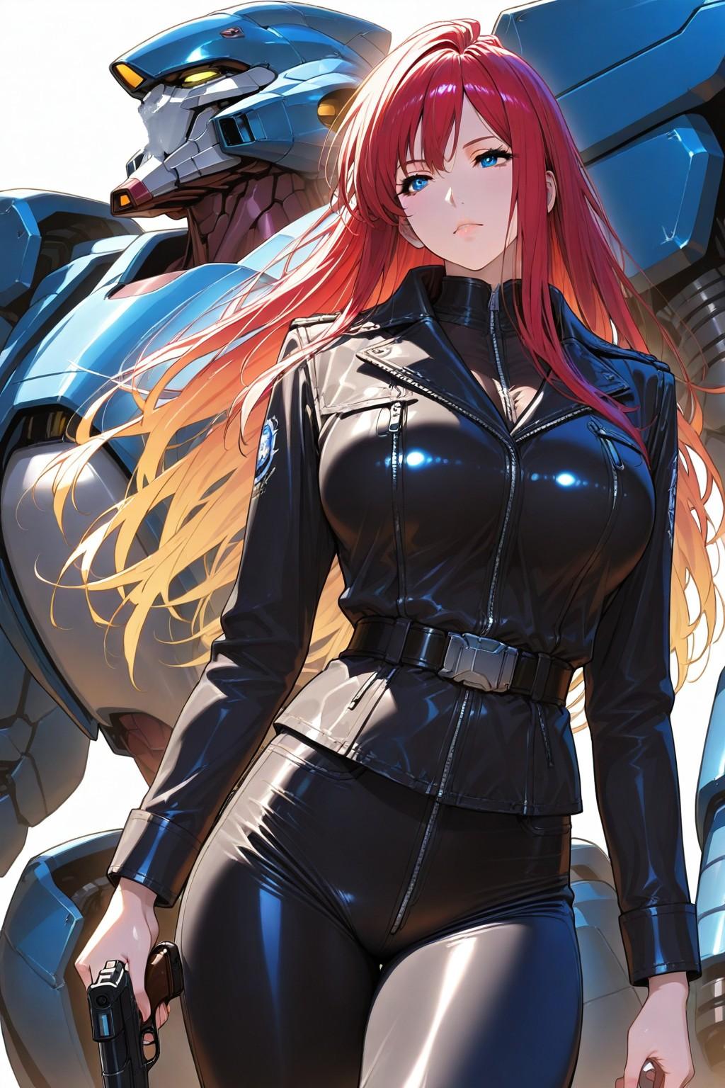 大佐と、その搭乗機 | の人気AIイラスト・グラビア