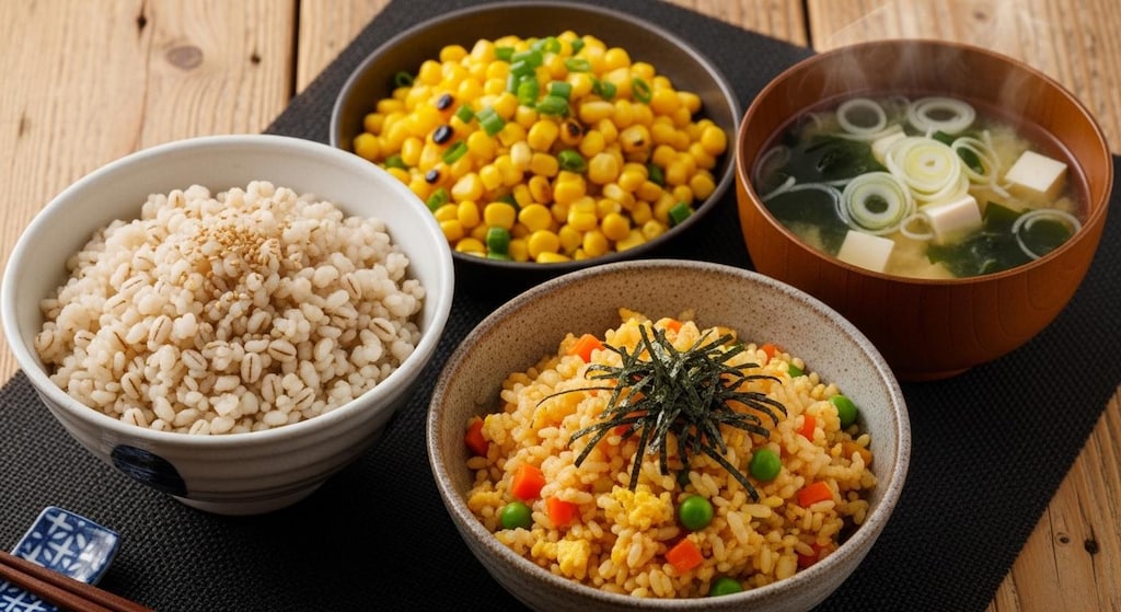 摩訶不思議食堂の穀類膳